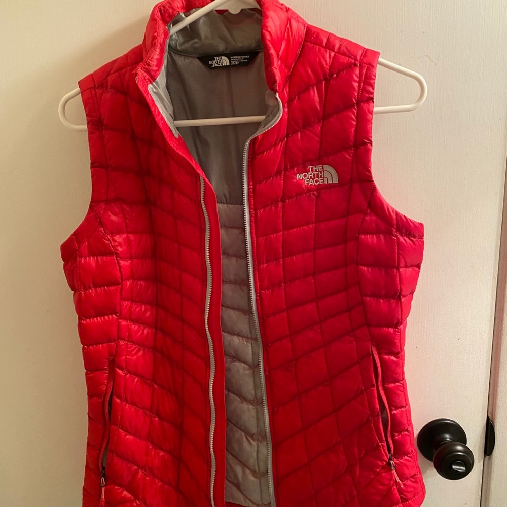 North Face Hot Pink Thermoball Vest
